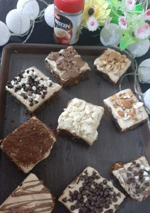 A picture of Coffee chocolate brownies.