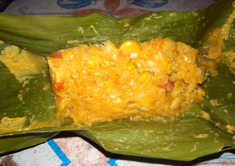 Resep masakan Bothok jagung pedas manis | Bahan Membuat Bothok jagung pedas manis Yang Sempurna
