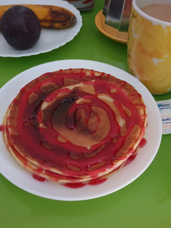 Una foto de Tortitas casera para desayunar fin de semana