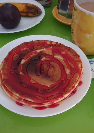 Una foto de Tortitas casera para desayunar fin de semana