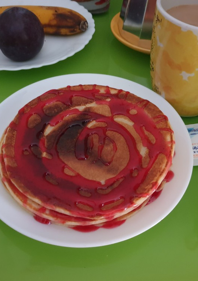 Una foto de Tortitas casera para desayunar fin de semana