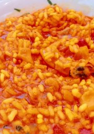 Una foto de Arroz caldoso fosforera Salcedo