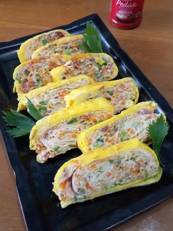 Cara Gampang Membuat Resep 112. Tamagoyaki/Telur Dadar Gulung yang Bikin Ngiler Anti Ribet, Bisa Manjain Lidah