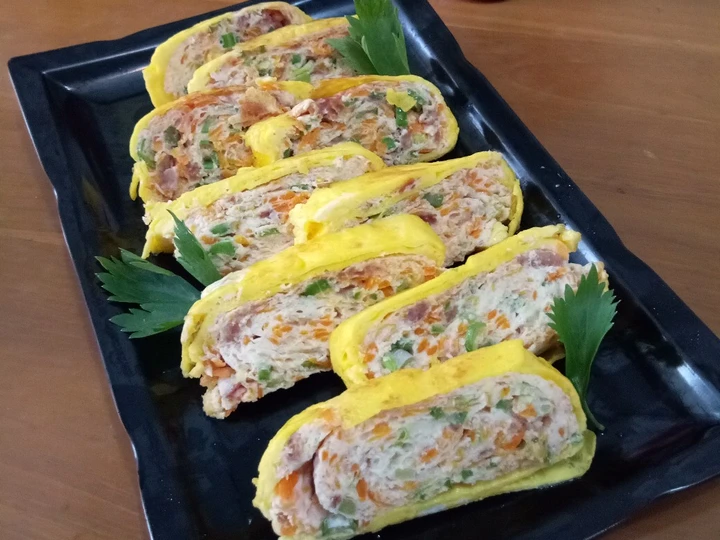 Cara Gampang Membuat Resep 112. Tamagoyaki/Telur Dadar Gulung yang Bikin Ngiler Anti Ribet, Bisa Manjain Lidah