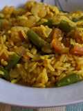 Arroz del día con cangrejo chatka