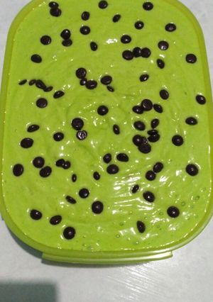 Foto resep Ice Cream Alpukat Choco Chip lembut