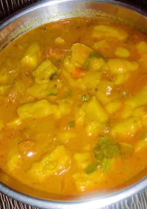 गठिया की सब्जी(gathiya ki sabzi recipe in hindi) रेसिपी मुख्य फोटो