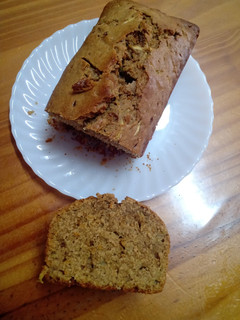 Una foto de Budín integral con zucchini 🥒
