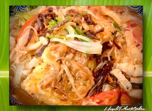 Hình của món Cá Điêu Hồng Chưng Tương.