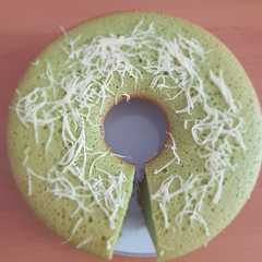 Bolu Pandan No Mixer No Oven রেসিপির প্রধান ছবি