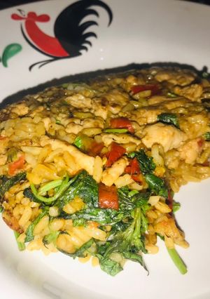 Foto resep Nasi goreng kemangi (no minyak, gula, santan, tepung)