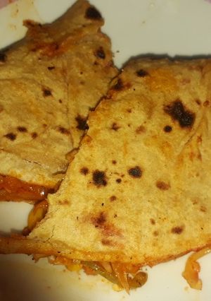 A picture of Chappati grill sandwiches.