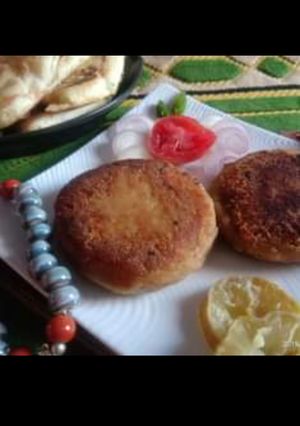 A picture of Reshay walay shami kabab.