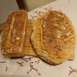Ψωμί με φυσικό προζύμι και κεφίρ