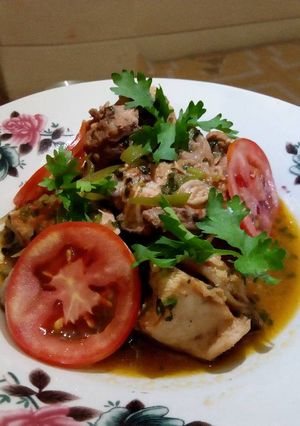 A picture of Chicken stew.
