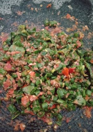 Foto resep Pencok Kacang Panjang