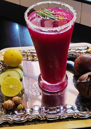 A picture of Beetroot punch.
