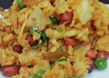The New Way Make Recipe Masala Pohe Home Style The New Way Make Recipe Masala Pohe Home Style