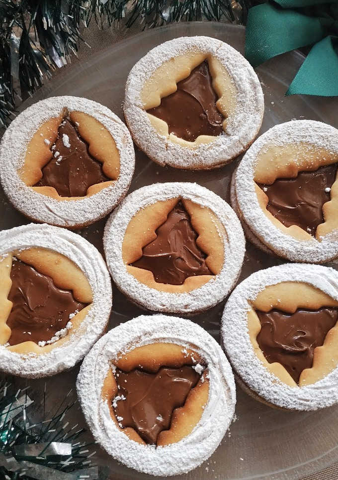 Una foto de Galletas navideñas con Nutella