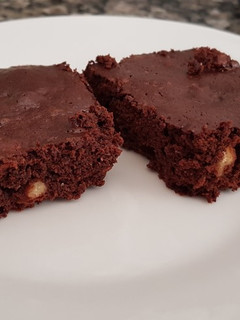 Una foto de Brownie con aceite o con manteca