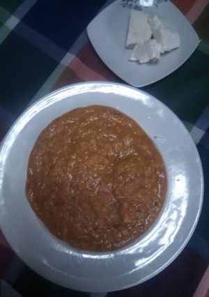 Φωτογραφία της συνταγής Κοκκινιστή φάβα.... παντρεμένη