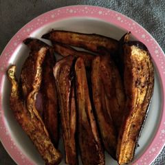 A picture of Air fryer jerk aubergine.