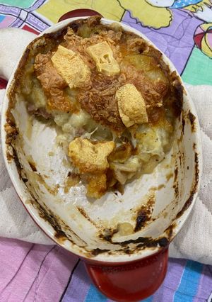 Hình của món Chicken gratin.
