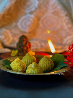 A picture of Chana Dal Halwa Modak.