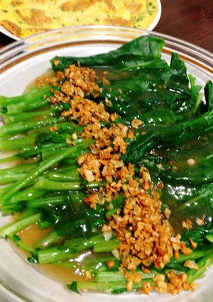 Foto resep Kailan cah bawang putih