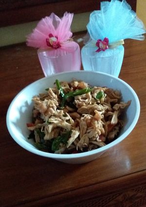 Foto resep Ayam suwir cabe ijo 😊