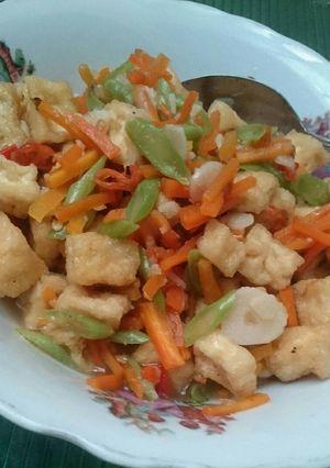 Foto resep Tumis Wortel Buncis dan Tahu