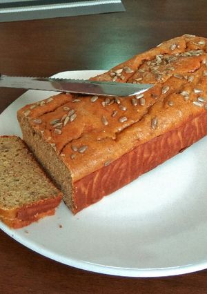 Una foto de Pan de banano con semillas de girasol