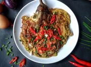 Gambar omelet sayur