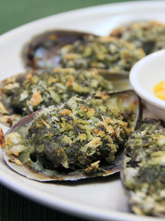 『氣炸鍋食譜』青醬香蒜烤淡菜 的食譜成品照片