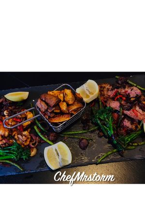 A picture of ChefMrstorm’s Surf and Turf Platter.