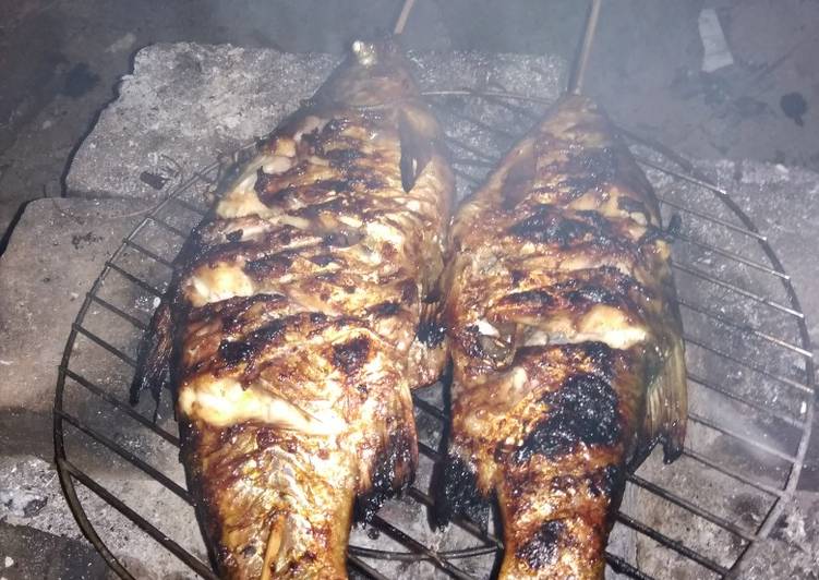 Ikan Bakar gurih pedas