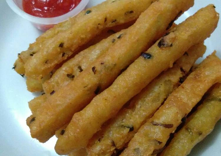 Bagaimana Membuat Stik Kentang Keju Kres Kres Anti Gagal