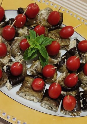 Φωτογραφία της συνταγής Ρολάκια μελιτζάνας