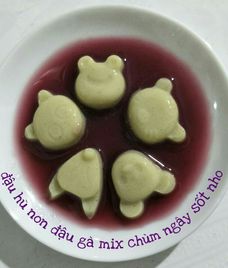 đậu hũ non đậu gà