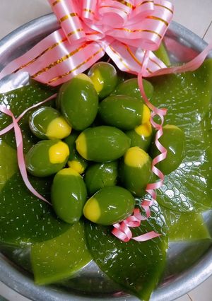 Hình của món Mâm trầu cau.