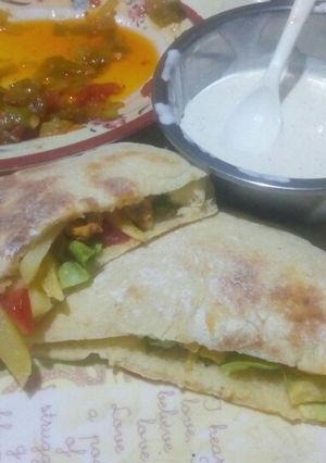 صورة لوصفة سندويش للخرجات