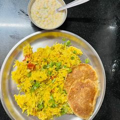 A picture of Vegetable Pulao💚💚.