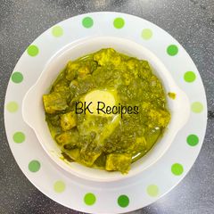 Palak Paneer A picture of Palak Paneer.