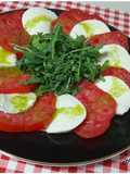 Ensalada caprese versionada