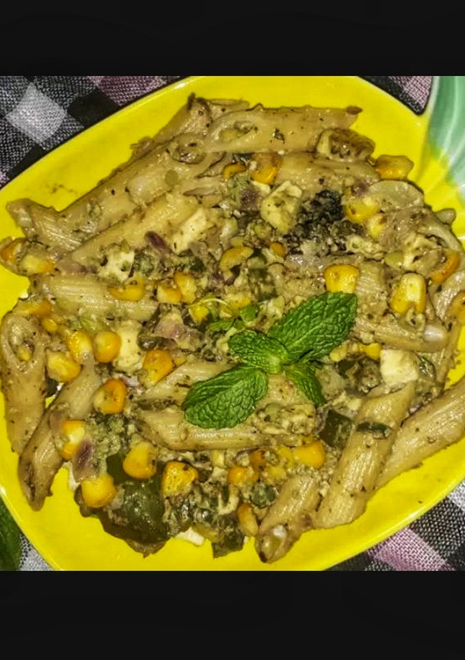மின்ட் மயோ பாஸ்தா செய்முறை முக்கிய புகைப்படம்