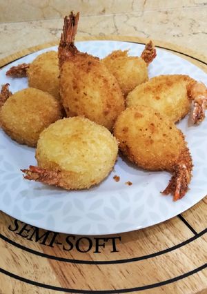 Foto resep Bola Bola Udang Goreng