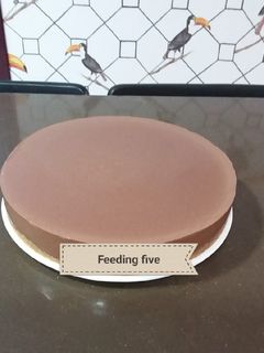 Una foto de Tarta de chocolate sin horno (con cuajada)