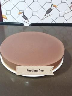 Una foto de Tarta de chocolate sin horno (con cuajada)