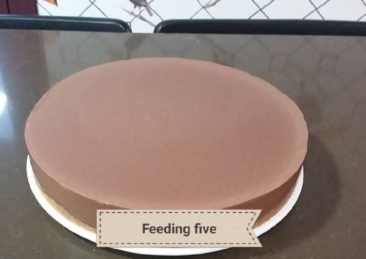 Tarta de chocolate sin horno (con cuajada)