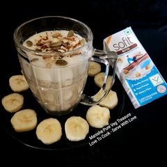 A picture of Soya Milk Banana Smoothie.